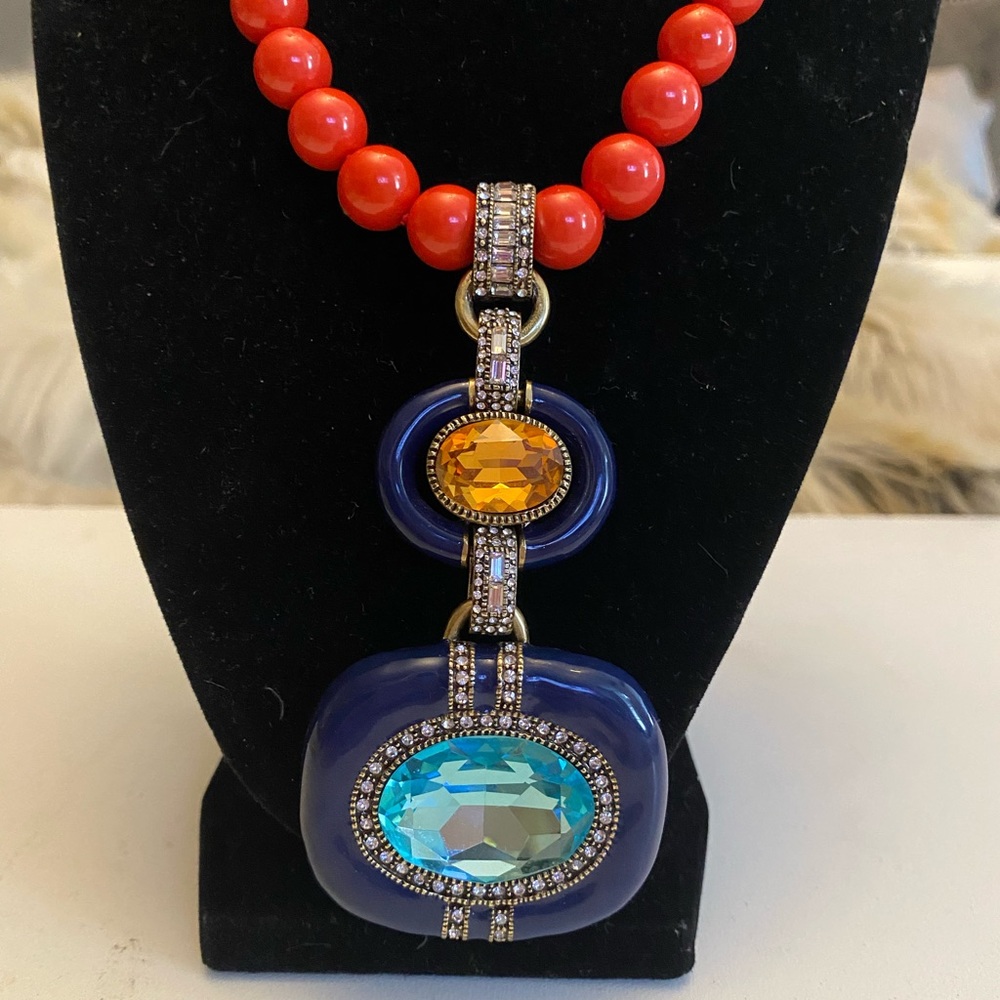 GORGEOUS HEIDI DAUS SWAROVSKI CRYSTAL NECKLACE